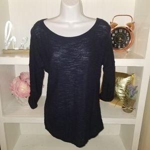 Express Naby Blue Top